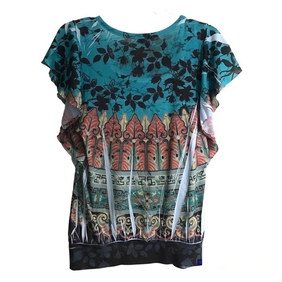 One World Live and Let Live Short Sleeve Lightweight Top - Picture 12 of 13